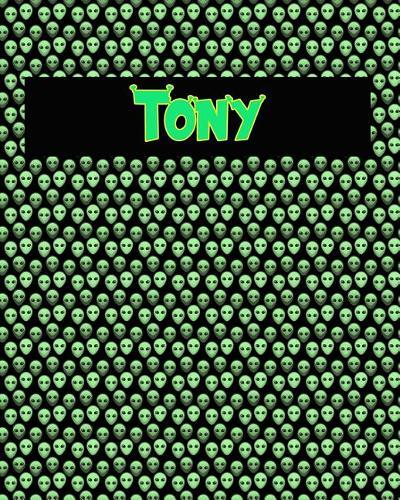 120 Page Handwriting Practice Book with Green Alien Cover Tony: Primary Grades Handwriting Book