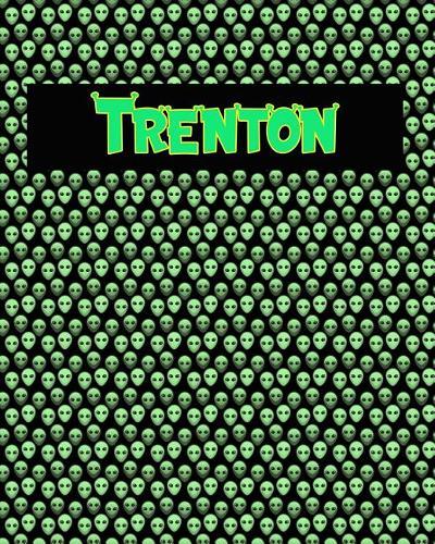 120 Page Handwriting Practice Book with Green Alien Cover Trenton: Primary Grades Handwriting Book