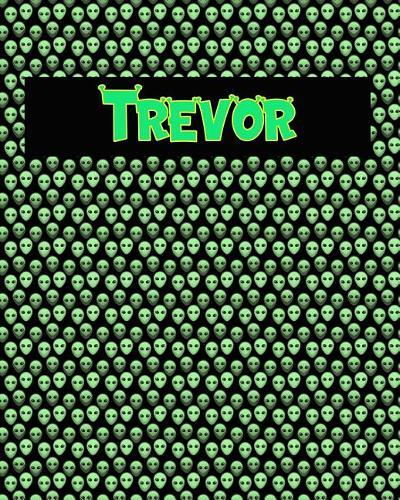 120 Page Handwriting Practice Book with Green Alien Cover Trevor: Primary Grades Handwriting Book