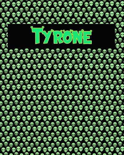 120 Page Handwriting Practice Book with Green Alien Cover Tyrone: Primary Grades Handwriting Book