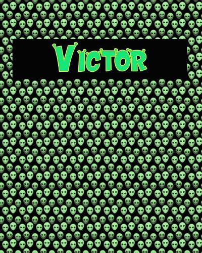 120 Page Handwriting Practice Book with Green Alien Cover Victor: Primary Grades Handwriting Book