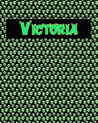 120 Page Handwriting Practice Book with Green Alien Cover Victoria: Primary Grades Handwriting Book