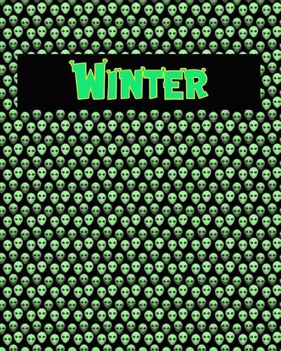 120 Page Handwriting Practice Book with Green Alien Cover Winter: Primary Grades Handwriting Book