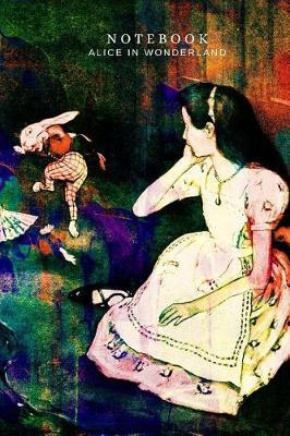 Alice in Wonderland Notebook: BLANK NOTEBOOK VINTAGE THEME COVER version 7