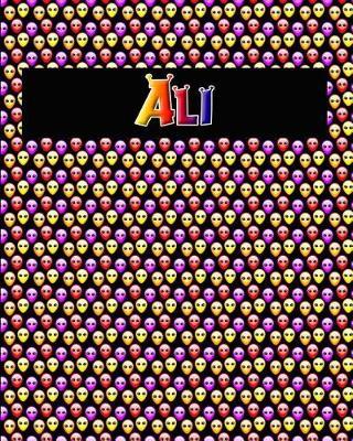 120 Page Handwriting Practice Book with Colorful Alien Cover Ali: Primary Grades Handwriting Book