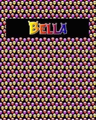 120 Page Handwriting Practice Book with Colorful Alien Cover Bella: Primary Grades Handwriting Book