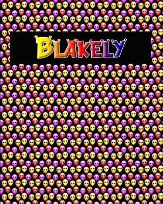 120 Page Handwriting Practice Book with Colorful Alien Cover Blakely: Primary Grades Handwriting Book