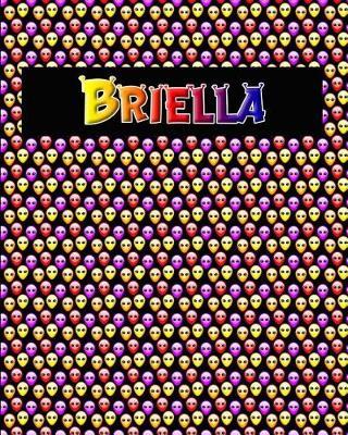 120 Page Handwriting Practice Book with Colorful Alien Cover Briella: Primary Grades Handwriting Book