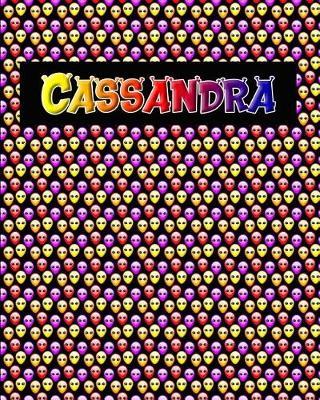 120 Page Handwriting Practice Book with Colorful Alien Cover Cassandra: Primary Grades Handwriting Book