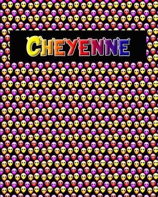 120 Page Handwriting Practice Book with Colorful Alien Cover Cheyenne: Primary Grades Handwriting Book