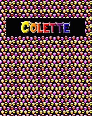 120 Page Handwriting Practice Book with Colorful Alien Cover Colette: Primary Grades Handwriting Book