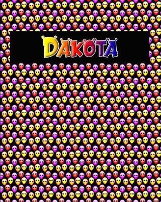 120 Page Handwriting Practice Book with Colorful Alien Cover Dakota: Primary Grades Handwriting Book