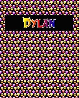 120 Page Handwriting Practice Book with Colorful Alien Cover Dylan: Primary Grades Handwriting Book