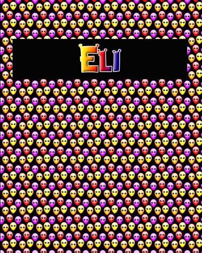 120 Page Handwriting Practice Book with Colorful Alien Cover Eli: Primary Grades Handwriting Book