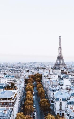 Notebook: Paris Eiffel Tower France architecture street view france paris metro seine napoleon