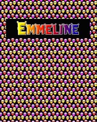 120 Page Handwriting Practice Book with Colorful Alien Cover Emmeline: Primary Grades Handwriting Book