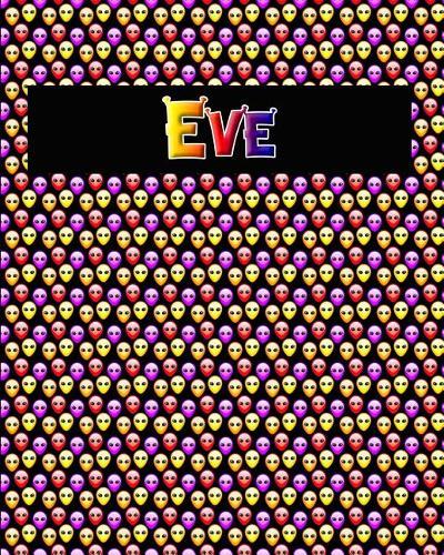 120 Page Handwriting Practice Book with Colorful Alien Cover Eve: Primary Grades Handwriting Book