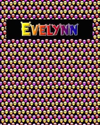 120 Page Handwriting Practice Book with Colorful Alien Cover Evelynn: Primary Grades Handwriting Book