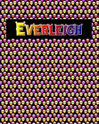 120 Page Handwriting Practice Book with Colorful Alien Cover Everleigh: Primary Grades Handwriting Book