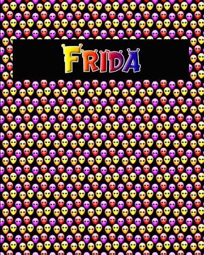 120 Page Handwriting Practice Book with Colorful Alien Cover Frida: Primary Grades Handwriting Book