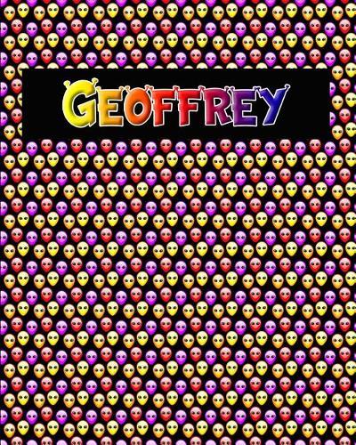 120 Page Handwriting Practice Book with Colorful Alien Cover Geoffrey: Primary Grades Handwriting Book
