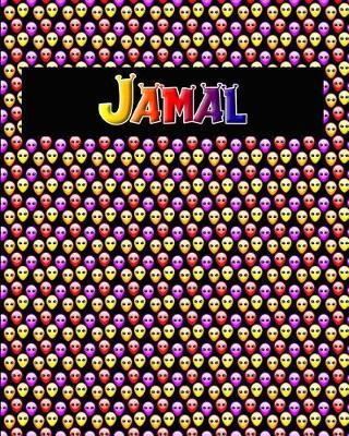 120 Page Handwriting Practice Book with Colorful Alien Cover Jamal: Primary Grades Handwriting Book