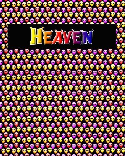 120 Page Handwriting Practice Book with Colorful Alien Cover Heaven: Primary Grades Handwriting Book