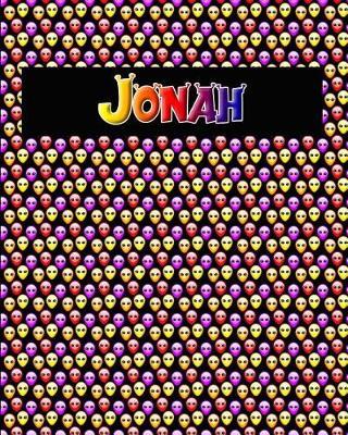 120 Page Handwriting Practice Book with Colorful Alien Cover Jonah: Primary Grades Handwriting Book