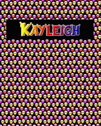 120 Page Handwriting Practice Book with Colorful Alien Cover Kayleigh: Primary Grades Handwriting Book