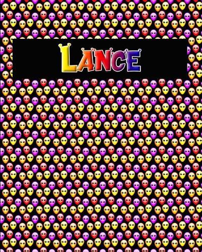 120 Page Handwriting Practice Book with Colorful Alien Cover Lance: Primary Grades Handwriting Book