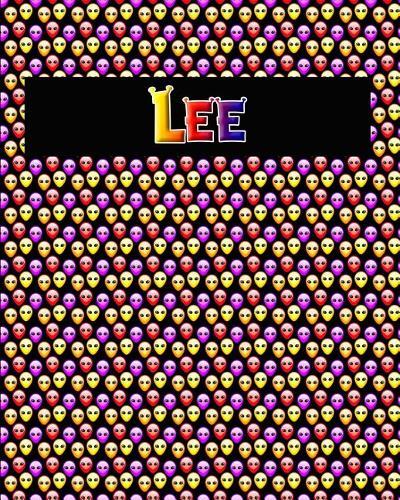 120 Page Handwriting Practice Book with Colorful Alien Cover Lee: Primary Grades Handwriting Book