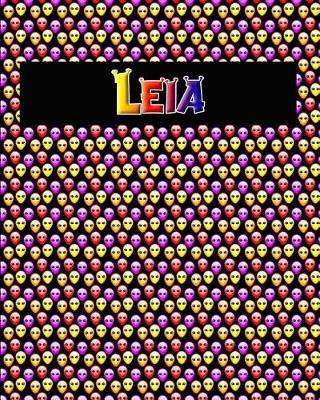 120 Page Handwriting Practice Book with Colorful Alien Cover Leia: Primary Grades Handwriting Book