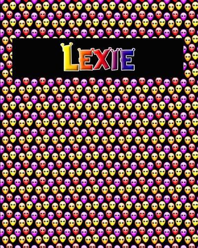 120 Page Handwriting Practice Book with Colorful Alien Cover Lexie: Primary Grades Handwriting Book