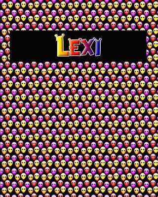 120 Page Handwriting Practice Book with Colorful Alien Cover Lexi: Primary Grades Handwriting Book