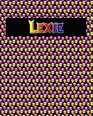120 Page Handwriting Practice Book with Colorful Alien Cover Lexie: Primary Grades Handwriting Book