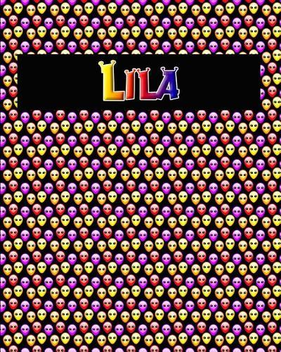 120 Page Handwriting Practice Book with Colorful Alien Cover Lila: Primary Grades Handwriting Book