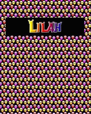 120 Page Handwriting Practice Book with Colorful Alien Cover Lilah: Primary Grades Handwriting Book