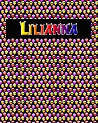 120 Page Handwriting Practice Book with Colorful Alien Cover Lilianna: Primary Grades Handwriting Book