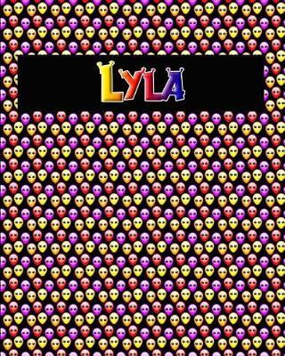 120 Page Handwriting Practice Book with Colorful Alien Cover Lyla: Primary Grades Handwriting Book