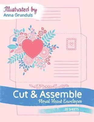 Cut & Assemble: Floral Heart Envelopes, 20 Sheets