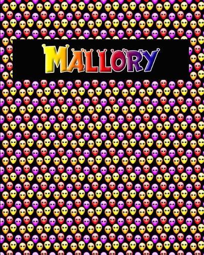 120 Page Handwriting Practice Book with Colorful Alien Cover Mallory: Primary Grades Handwriting Book