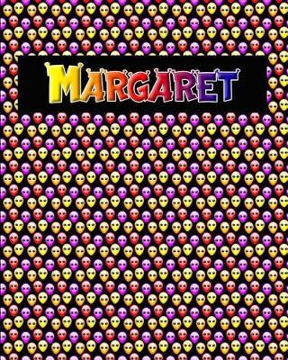 120 Page Handwriting Practice Book with Colorful Alien Cover Margaret: Primary Grades Handwriting Book