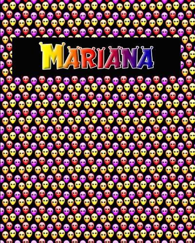 120 Page Handwriting Practice Book with Colorful Alien Cover Mariana: Primary Grades Handwriting Book