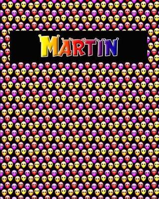 120 Page Handwriting Practice Book with Colorful Alien Cover Martin: Primary Grades Handwriting Book