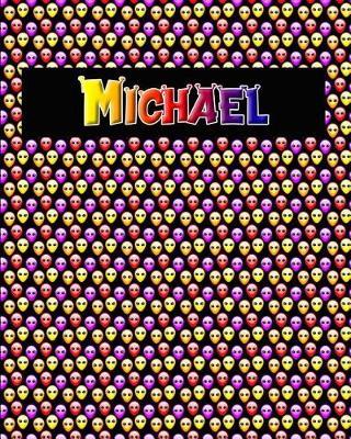 120 Page Handwriting Practice Book with Colorful Alien Cover Michael: Primary Grades Handwriting Book