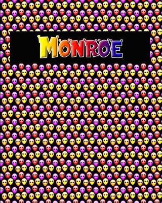 120 Page Handwriting Practice Book with Colorful Alien Cover Monroe: Primary Grades Handwriting Book