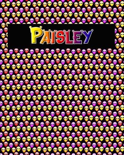 120 Page Handwriting Practice Book with Colorful Alien Cover Paisley: Primary Grades Handwriting Book