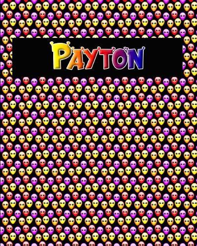 120 Page Handwriting Practice Book with Colorful Alien Cover Payton: Primary Grades Handwriting Book