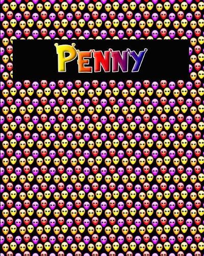 120 Page Handwriting Practice Book with Colorful Alien Cover Penny: Primary Grades Handwriting Book