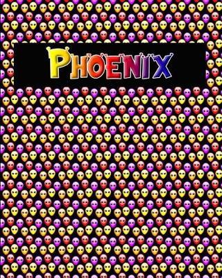 120 Page Handwriting Practice Book with Colorful Alien Cover Phoenix: Primary Grades Handwriting Book